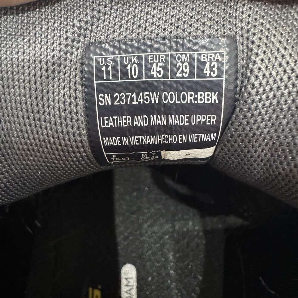 Skechers Shoes Men 11 Wide Black/Black GoodYear Memory Foam 237145W Comfort - Picture 6 of 7